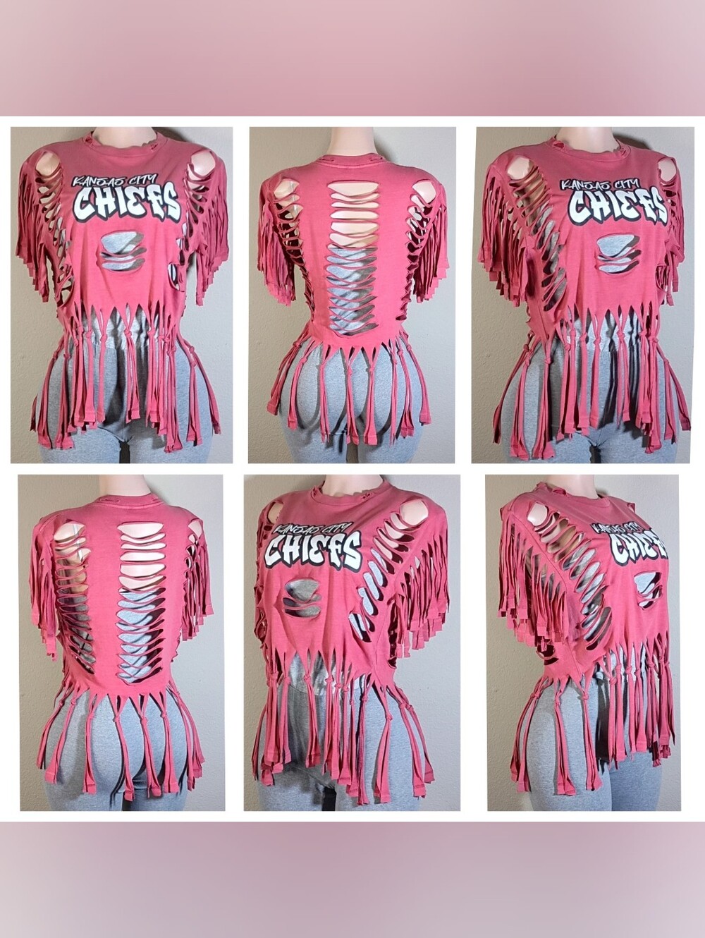 Kansas City Chiefs Fringe Tshirt